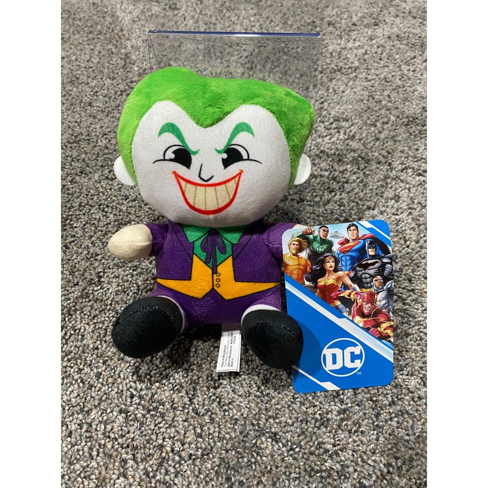 DC Comics Joker Big Head 7 Inch Plush Toy Factory Justice League NWT